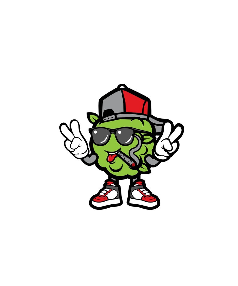 Marijuana Mascot SVG / SVG Cut File / Car Decal SVG / Instant Download ...