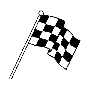 Vlag van SVG / gesneden SVG-bestand / autosticker SVG / direct downloaden / afdrukbare vectorillustraties / silhouet en Cricut