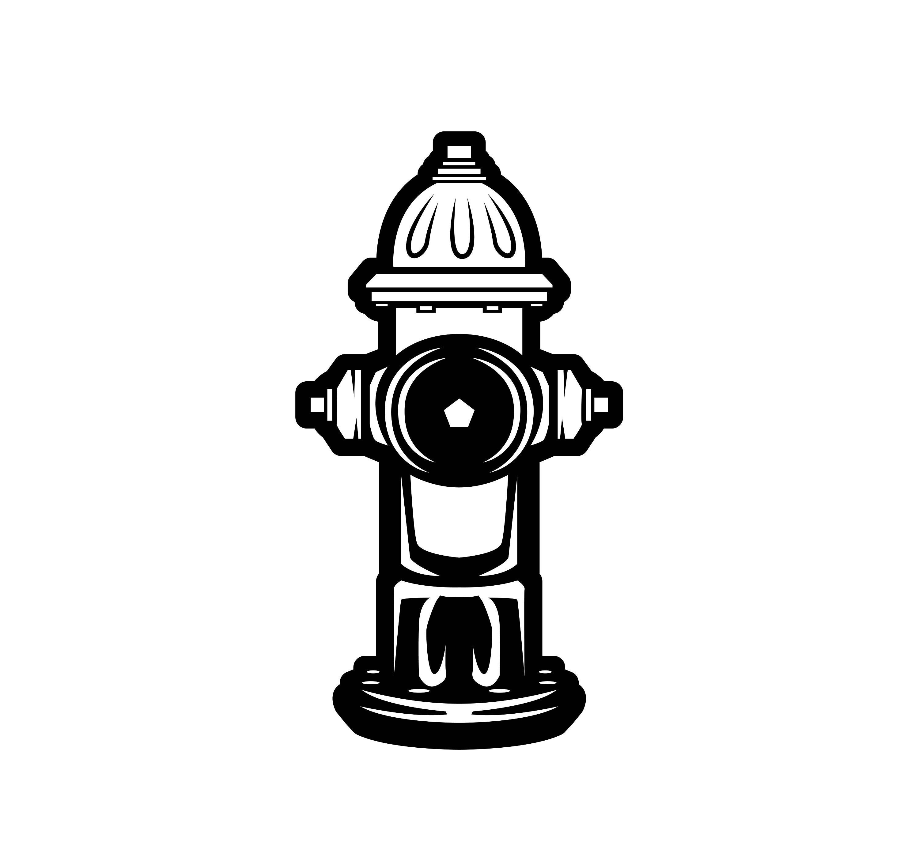 Fire Hydrant / Fireman Tool SVG / SVG Cut File / Decal SVG / Instant