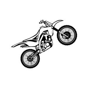 Dirt Bike 1 SVG / SVG Cut File / Wine Bottle 1 Decal SVG / Instant Download / Printable vector clip art / Silhouette & Cricut