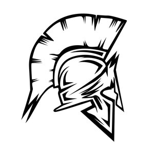 Spartan SVG / SVG Cut File / Car Decal SVG / Instant Download / Printable vector clip art / Silhouette & Cricut