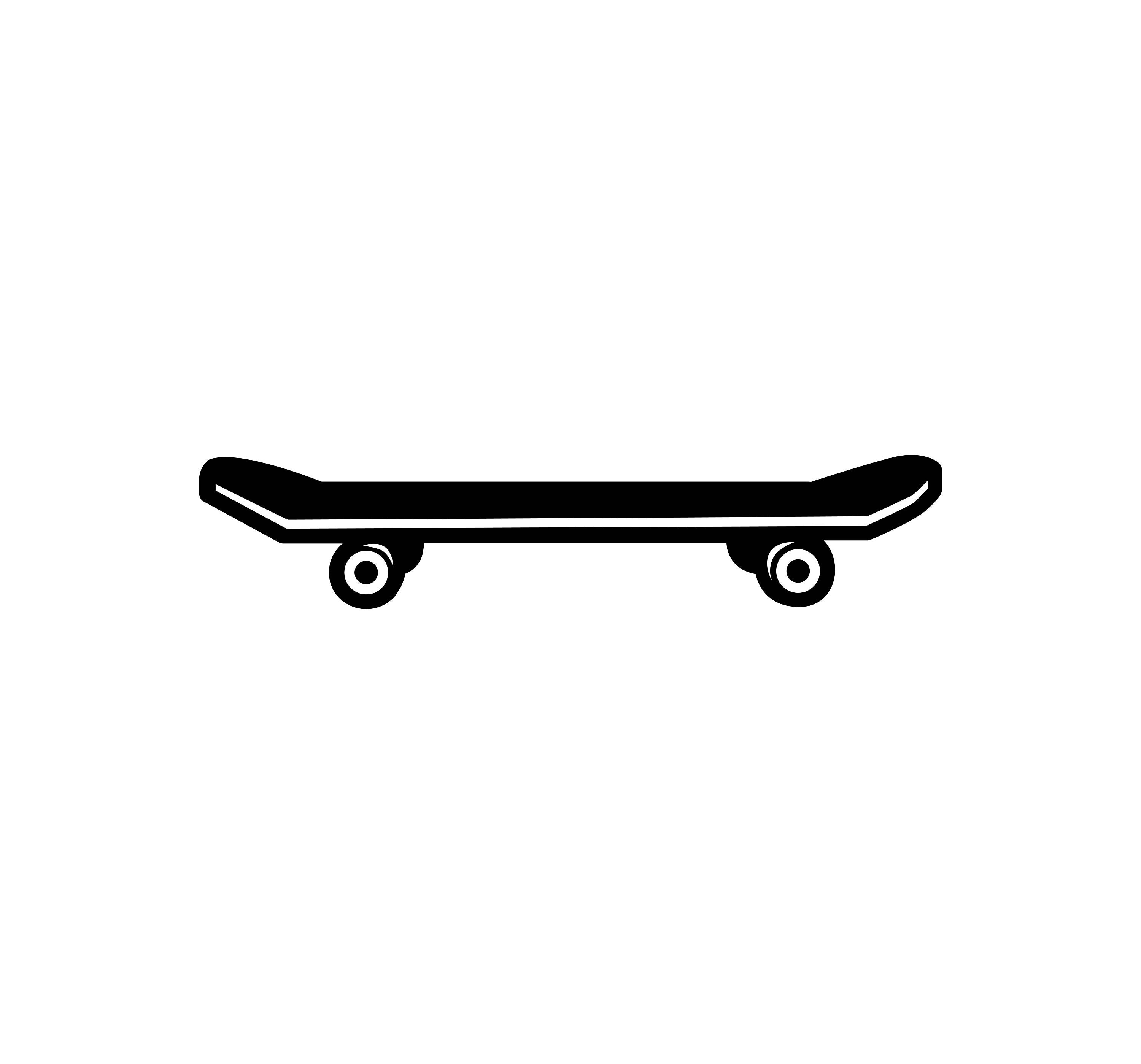 Skateboard SVG / SVG Cut File / Car Decal SVG / Instant Download