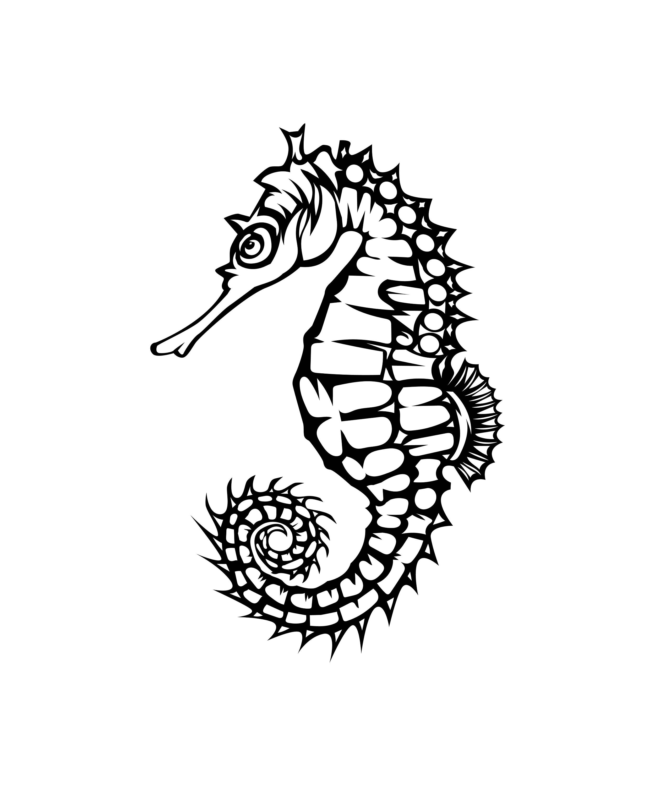 Seahorse SVG / SVG Cut File / Car Decal SVG / Instant Download Etsy UK