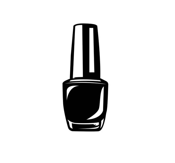 Nail Polish 2 Manicure SVG / SVG Cut File / Car Decal SVG / Etsy