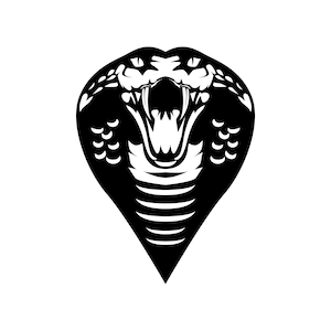 Cobra SVG / SVG Cut File / Car Decal SVG / Instant Download / Printable vector clip art / Silhouette & Cricut