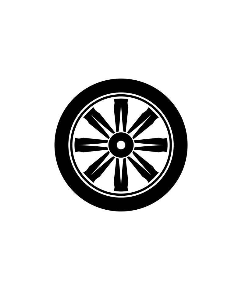 Wheel SVG / SVG Cut File / Car Decal SVG / Instant Download / Printable ...
