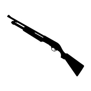 Shotgun SVG / SVG Cut File / Car Decal SVG / Instant Download / Printable vector clip art / Silhouette & Cricut