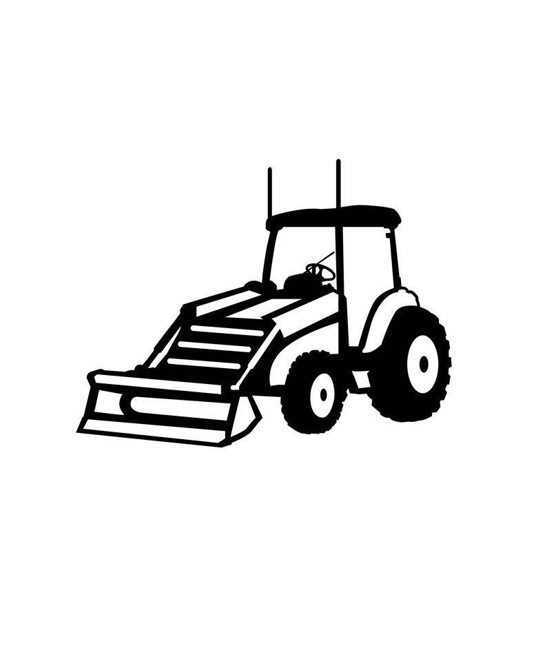 Tractor SVG / SVG Cut File / Car Decal SVG / Instant Download Etsy