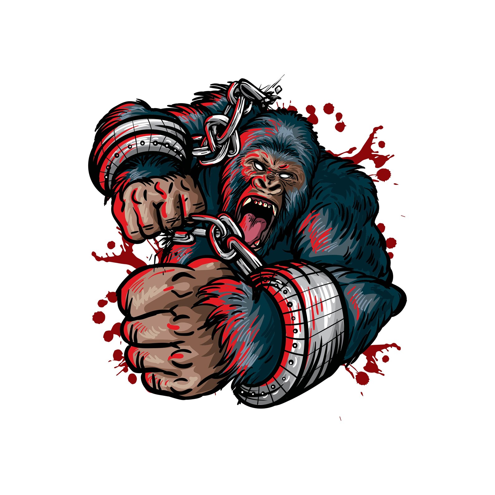 Gorilla SVG / SVG Cut File / Car Decal SVG / Instant Download