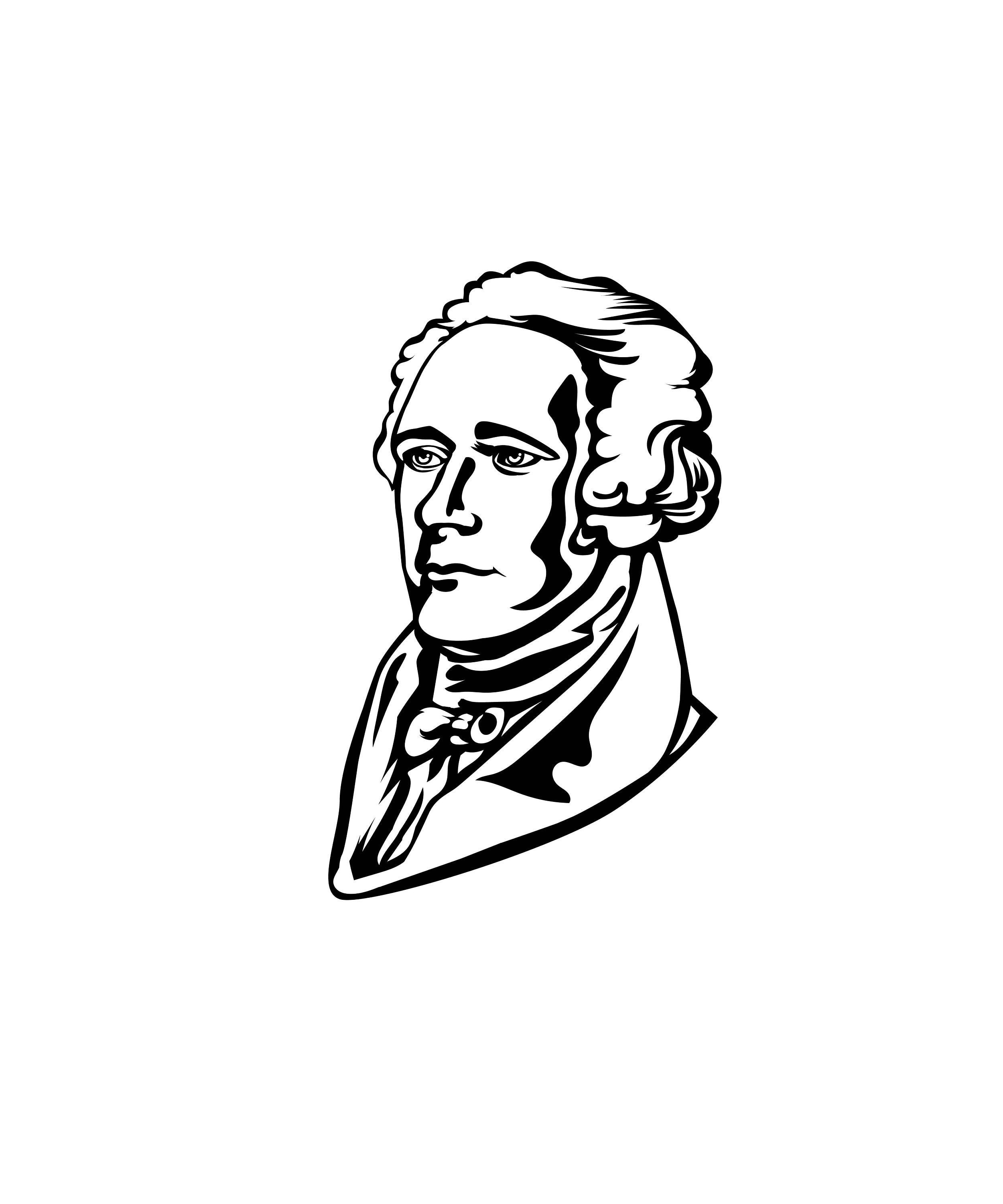 Alexander Hamilton SVG / SVG Cut File / Car Decal SVG / Etsy