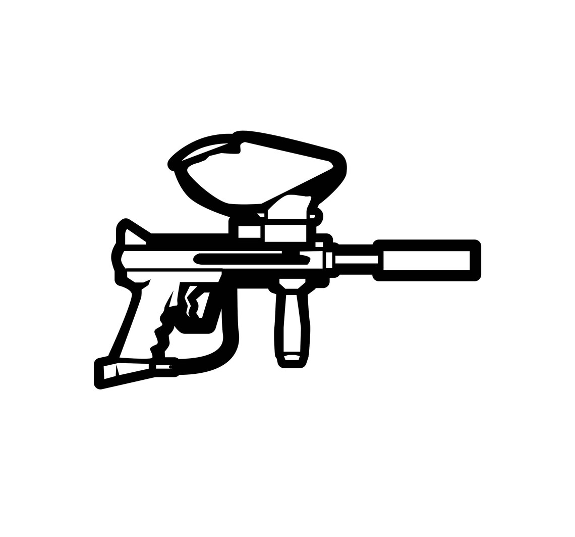 Paintball SVG / SVG Cut File / Car Decal SVG / Instant Download