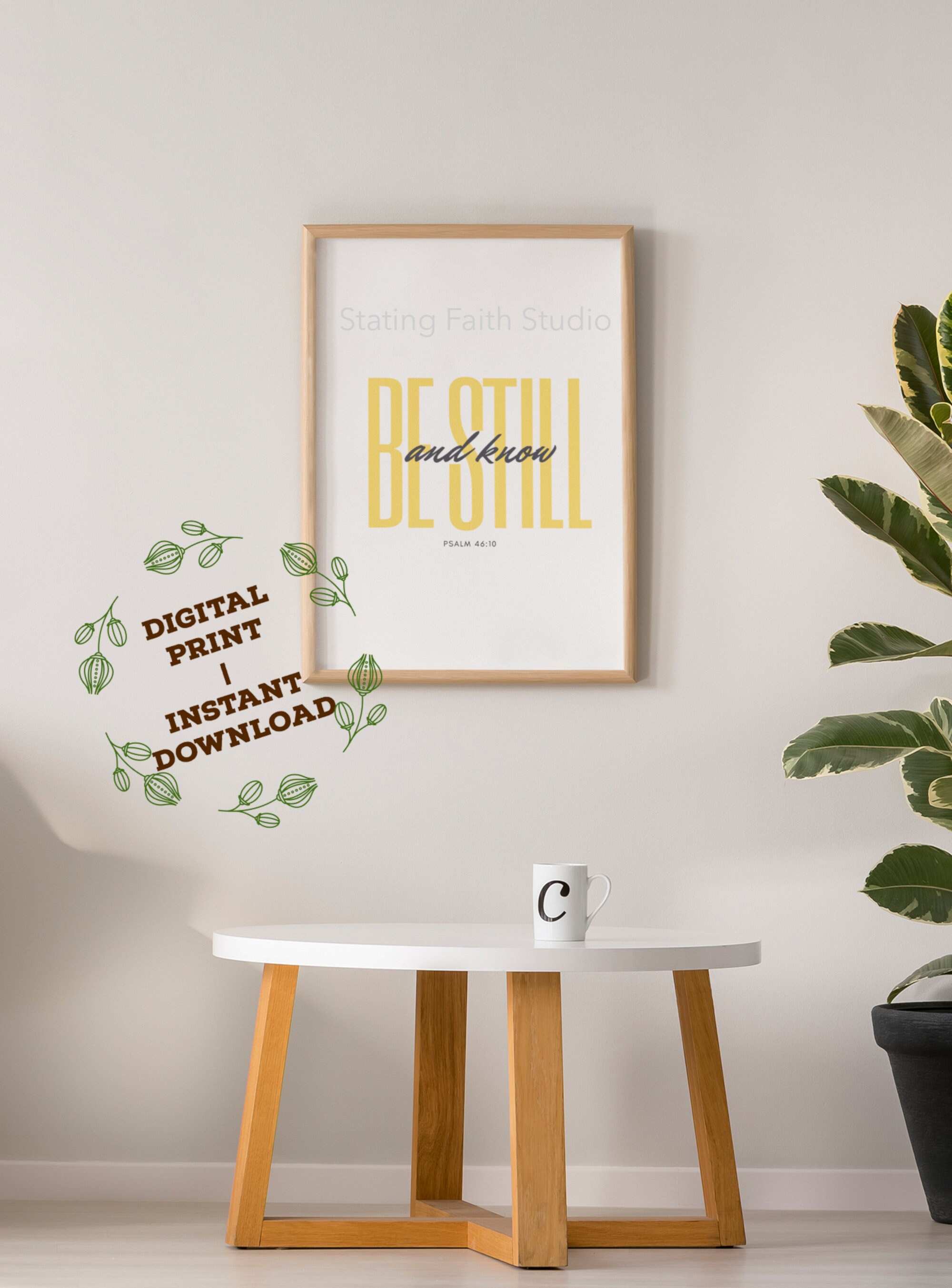 Be Still Printable Wall Art / INSTANT Download/motivational - Etsy