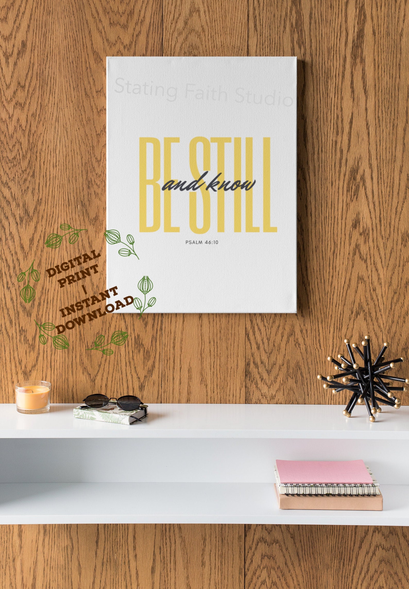 Be Still Printable Wall Art / INSTANT Download/motivational - Etsy
