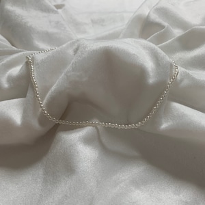 Small bead pearl necklace | outer banks style