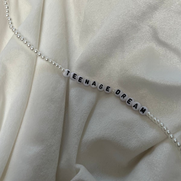 Olivia Rodrigo Teenager-Traum inspirierte Perlenkette/Halsreif