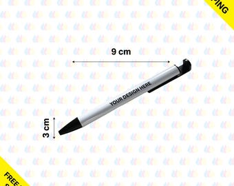 Bolígrafos personalizados para teléfono: personaliza tus propios bolígrafos personalizados con cualquier texto o diseño