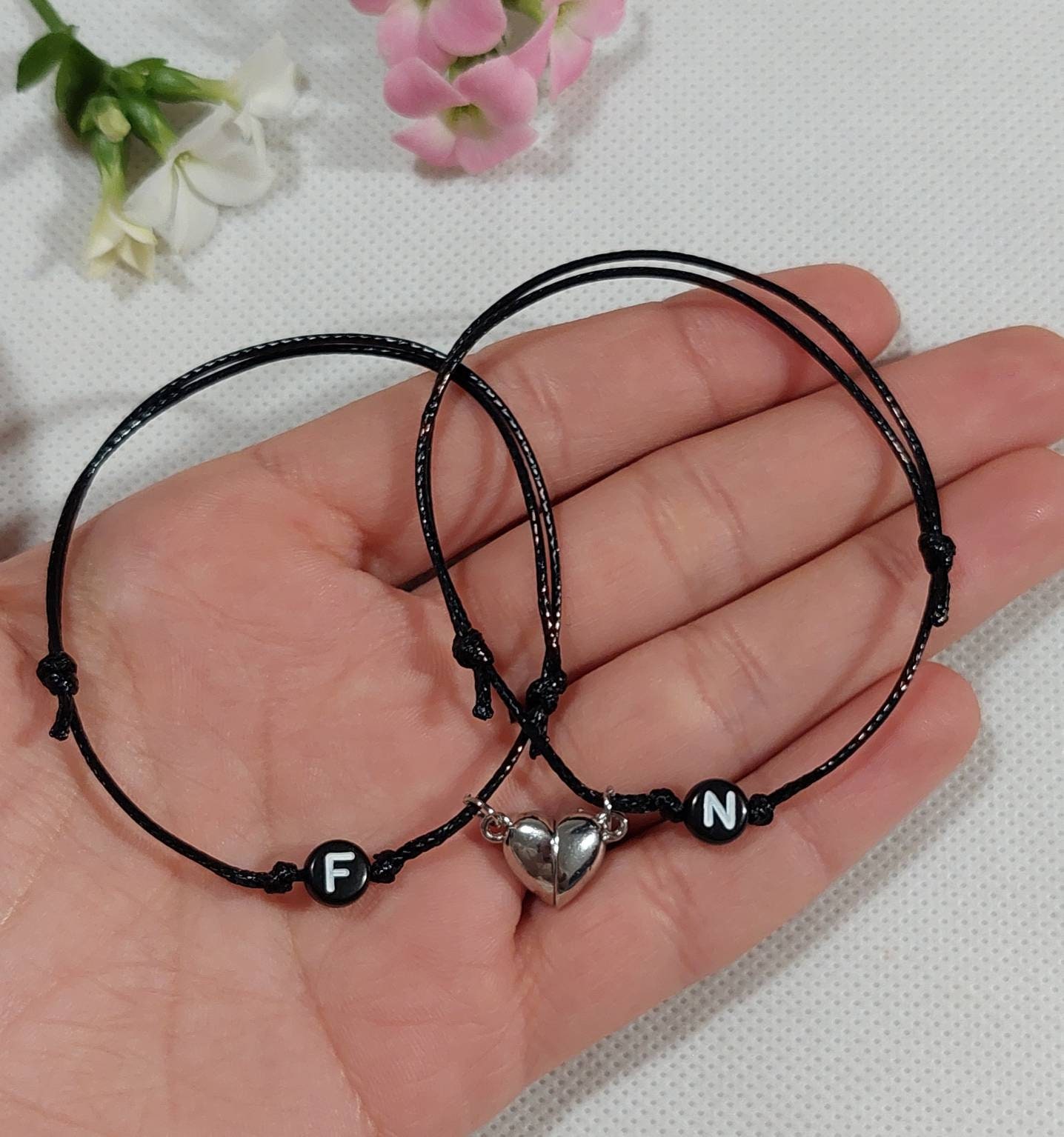 Magnetic Heart Bracelet Couples  Magnetic Bracelets Best Friend - 2  Pcs/set Fashion - Aliexpress