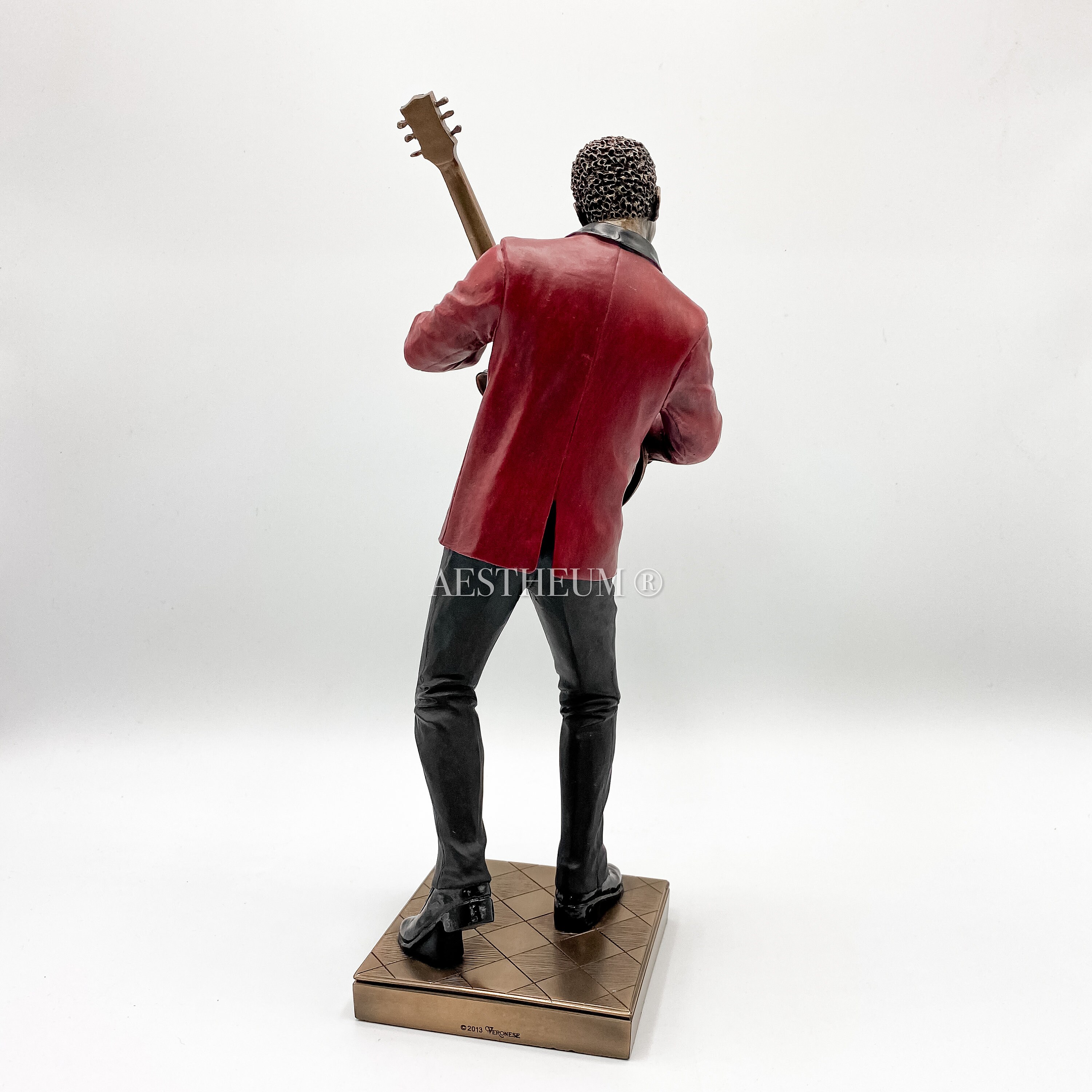 Guitar Player Statue Sculpture Jazz Band African American Etsy