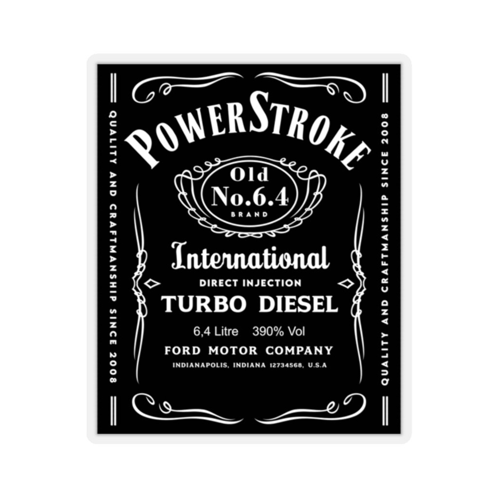 6.4 Powerstroke Stickers Etsy