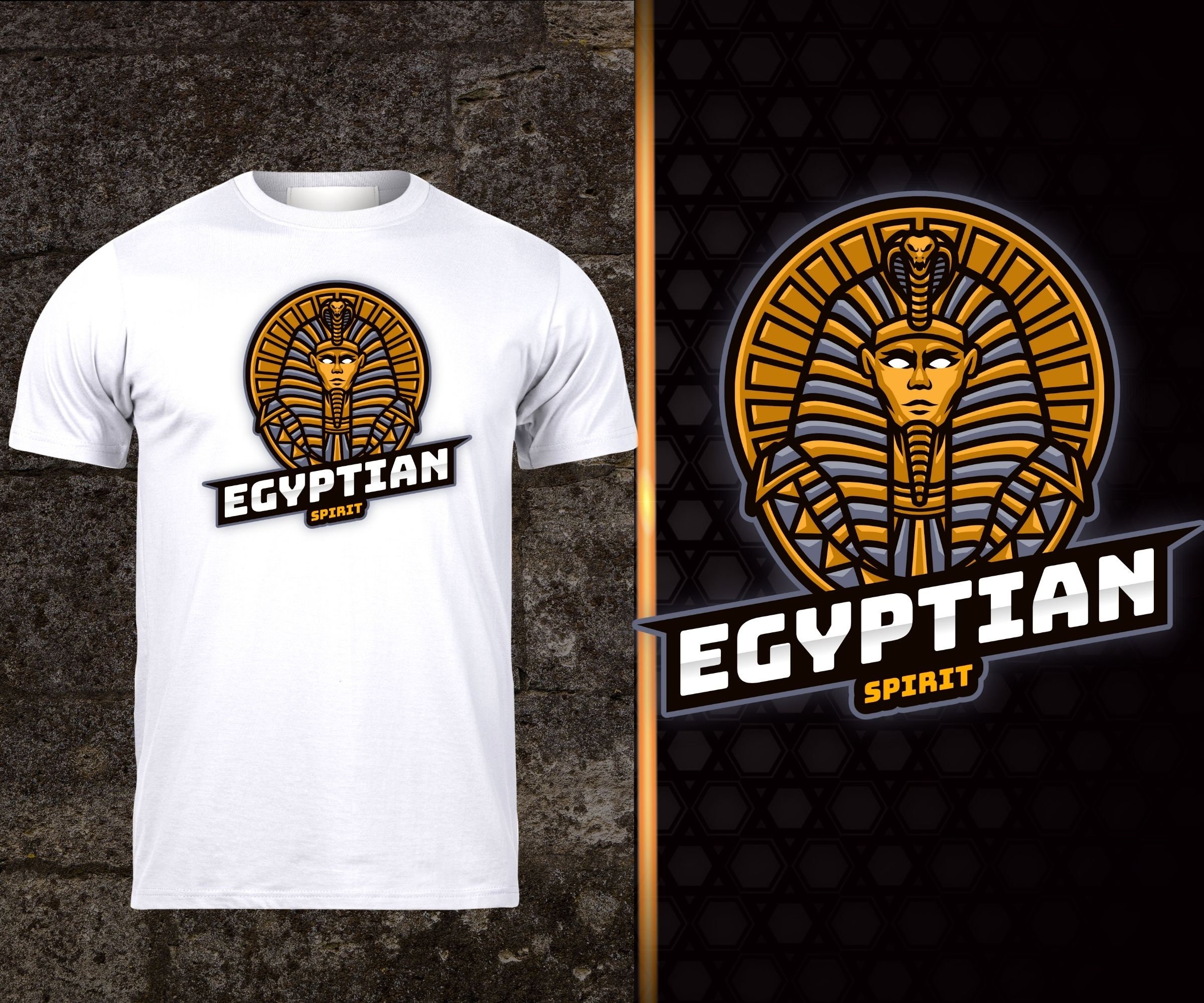 Ancient Egyptian Pharoah Tee Ancient King of Egypt TShirt Etsy