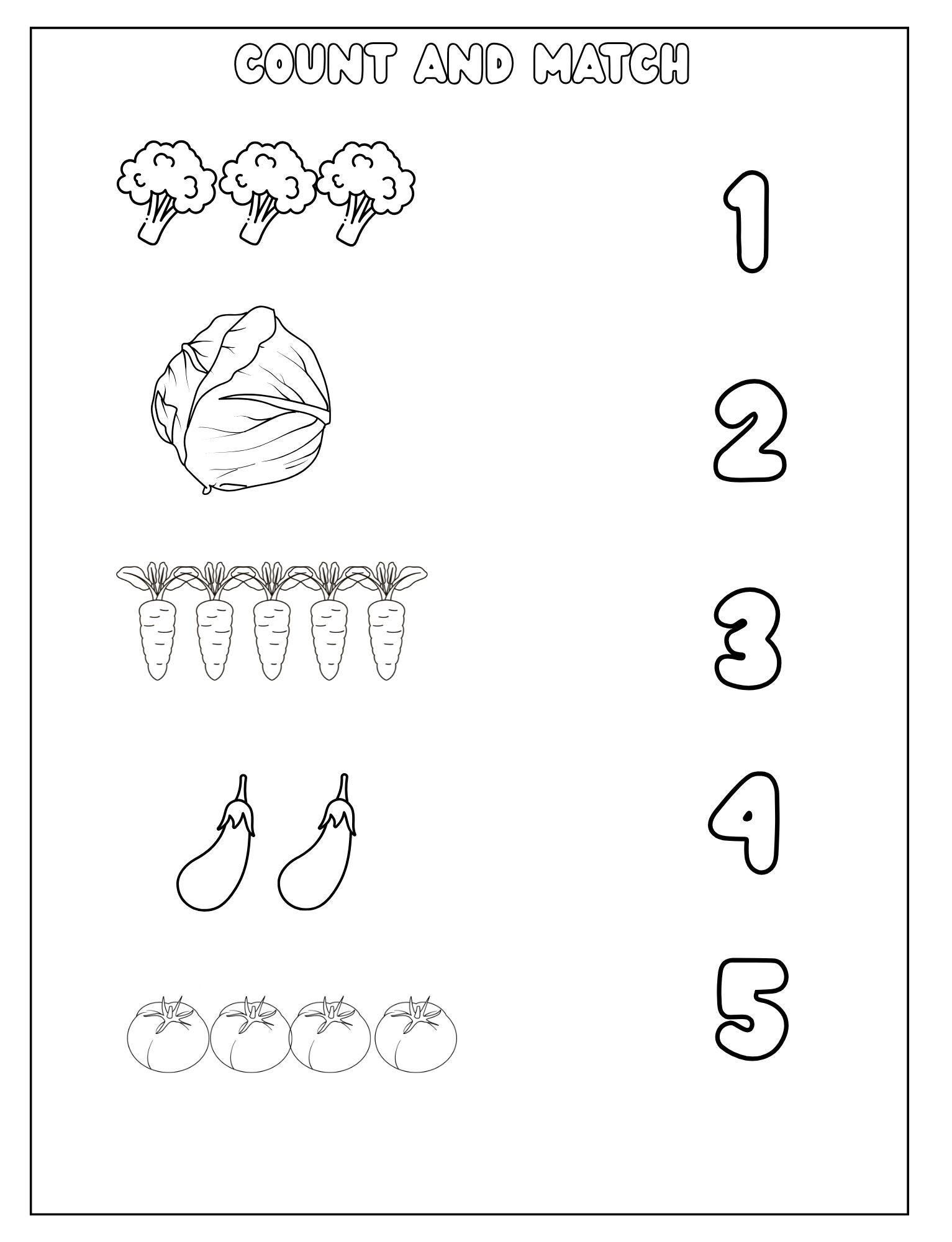 7 Page Worksheet for Kids, Preschool, Printable Activities, Educational