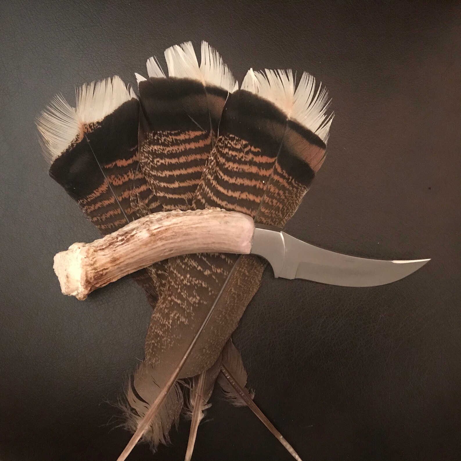 Deer Antler Skinning Knife Etsy