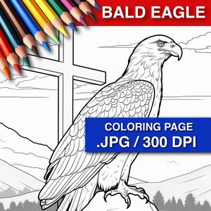 Eagle Coloring Book: A Cute Adult Coloring Books for Eagle Owner, Best Gift  for Eagle Lovers (Paperback)