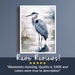 Blue Heron Watercolor Printable Art Coastal Bird Wall Decor Heron Wall ...