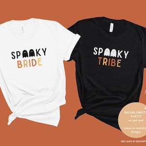 Spooky Tribe Shirt Halloween Bachelorette Party Shirt, Halloween Bride Gift, Bridesmaid Halloween, Spooky Bachelorette, Bridesmaid Shirts image 1