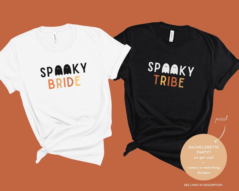 Spooky Tribe Shirt Halloween Bachelorette Party Shirt, Halloween Bride Gift, Bridesmaid Halloween, Spooky Bachelorette, Bridesmaid Shirts image 1