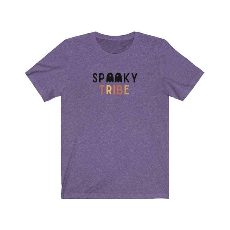 Spooky Tribe Shirt Halloween Bachelorette Party Shirt, Halloween Bride Gift, Bridesmaid Halloween, Spooky Bachelorette, Bridesmaid Shirts Heather Team Purple