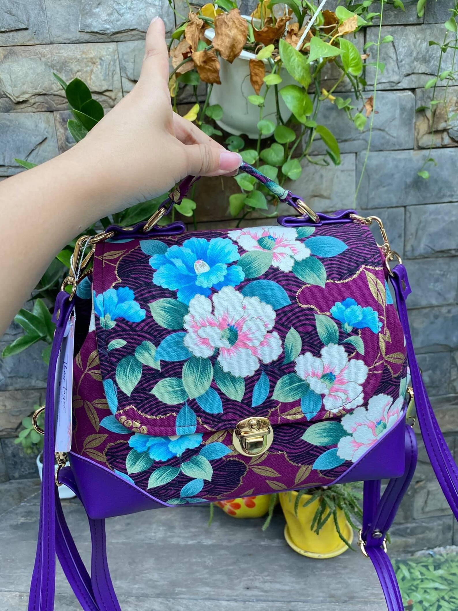 Handmade Bag in Vietnam Canvas Cotton Etsy