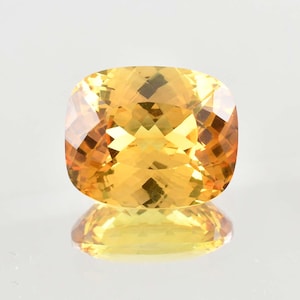 32.75 Ct Natural Ceylon Padparadscha Sapphire Cushion Cut Loose Gemstone Certified 16x20 MM-AAA+ Top Quality Gem-Ring & Jewelry Making Gems