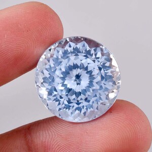 Rare Natural Flawless Blueish AQUAMARINE Round Cut Loose Gemstone GIT Certified-AAA+ Top Quality Aquamarine-Ring & Jewelry Making Gemstone