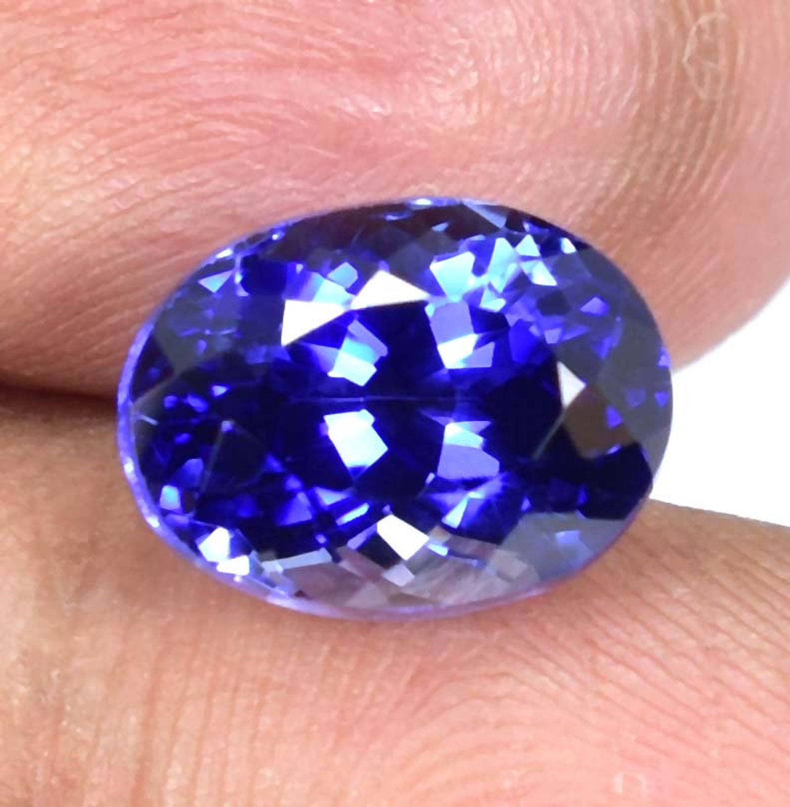 5.65 Ct Natural Royal Cornflower Blue Sapphire Faceted Oval Etsy