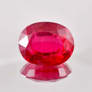 33.65 Ct Natural Mozambique Blood Red Ruby Oval Cut Loose Gemstone Certified 17x21 MM-AAA+ Top Quality Ruby-Ring & Jewelry Making Gemstone