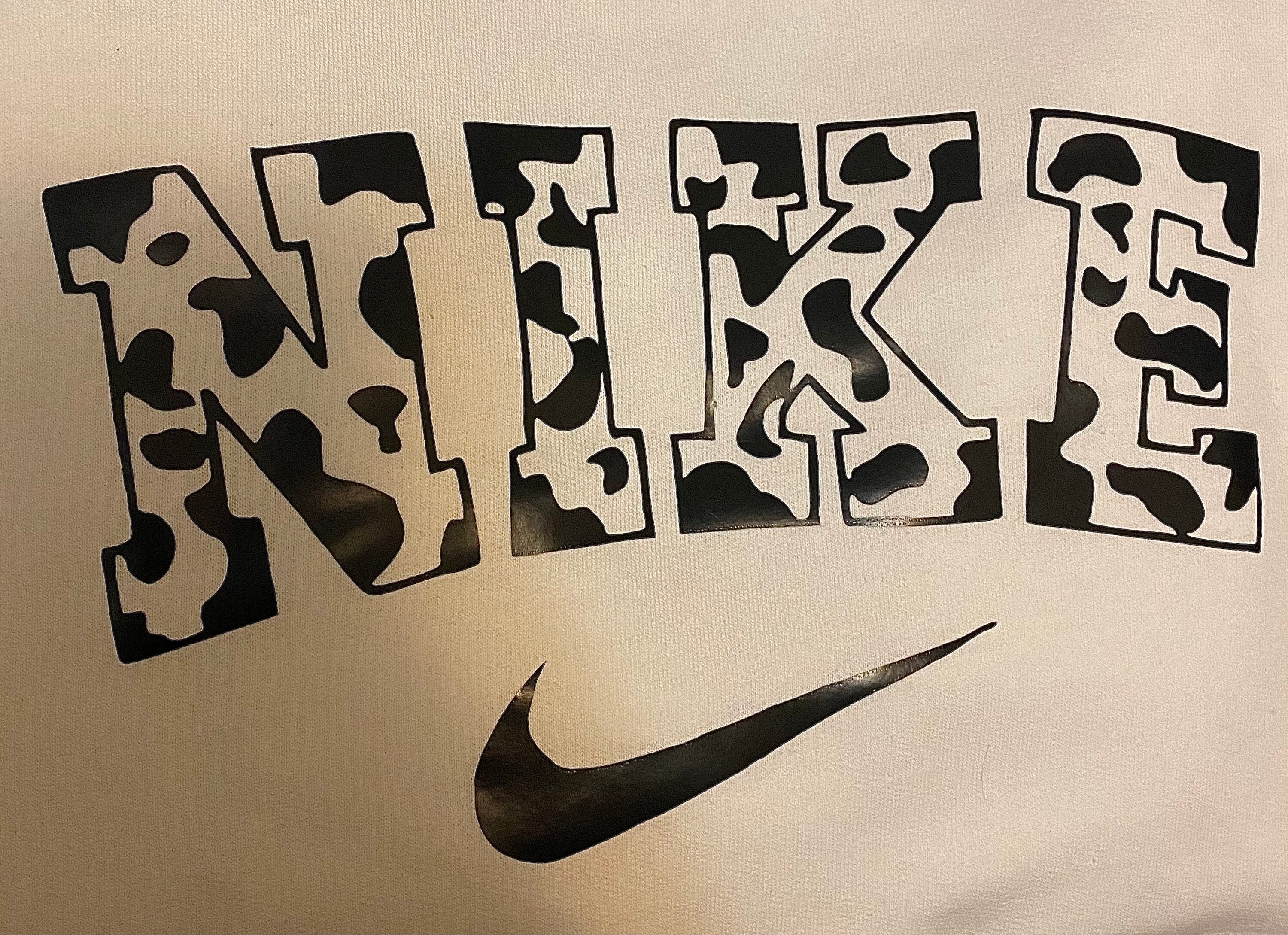 cow print crewneck