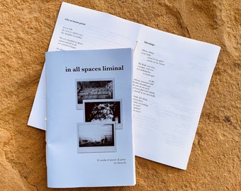 HARDCOPY: In All Spaces Liminal - a chapbook by Diana Fu