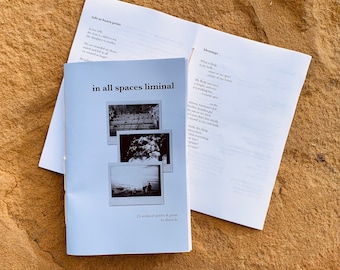 DIGITAL COPY: In All Spaces Liminal - a chapbook by Diana Fu