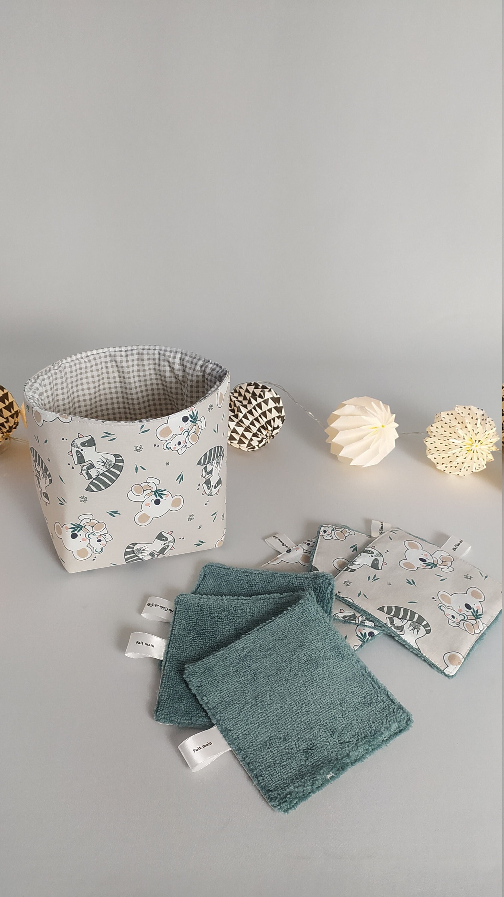 Petite Panière et Ses 6 Lingettes