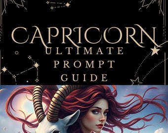 CAPRICORN HOROSCOPE: The Ultimate AI Prompt Guide for Understanding the Capricorn Personality