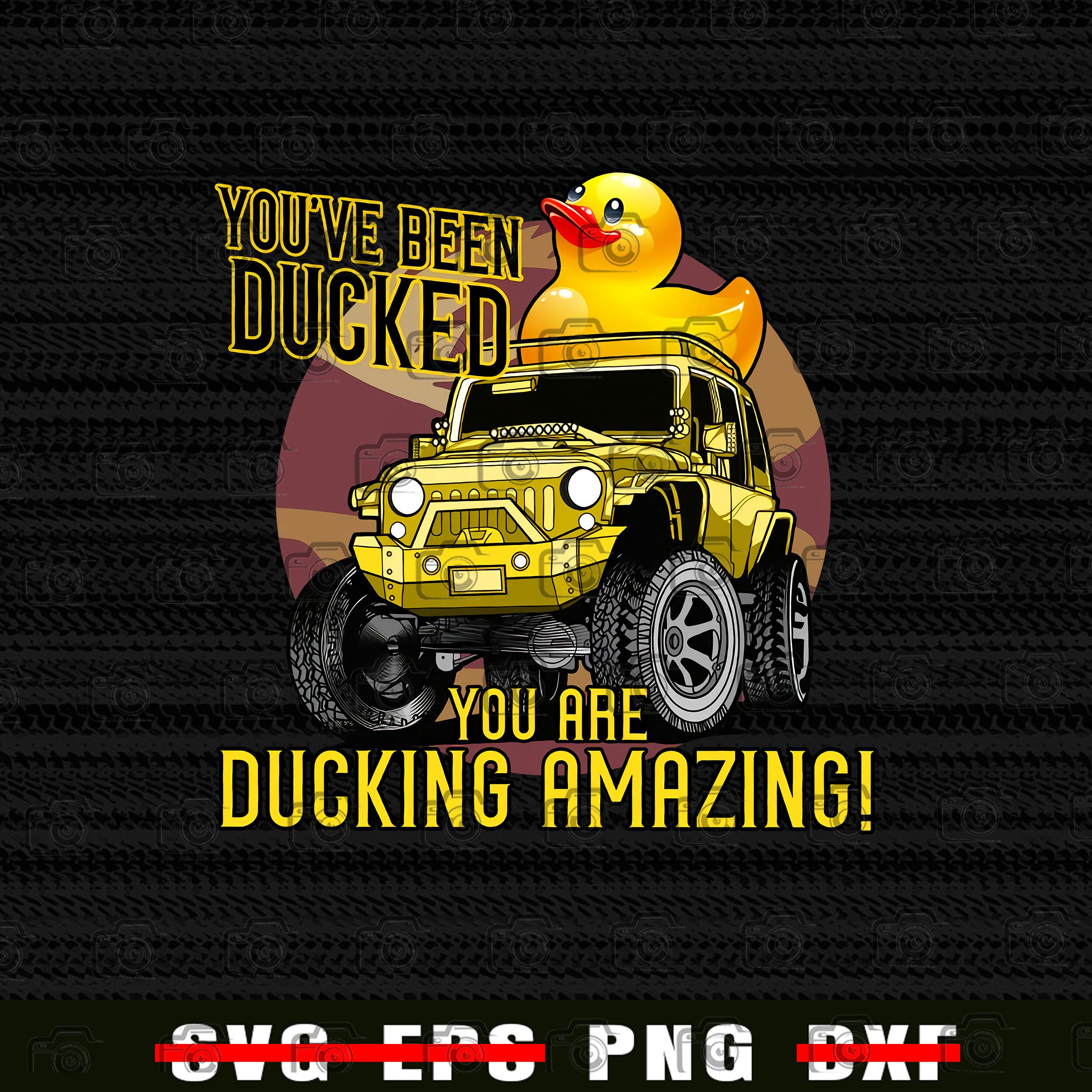 You've Been Ducked You Are Ducking Amazing Rubber Duck Etsy