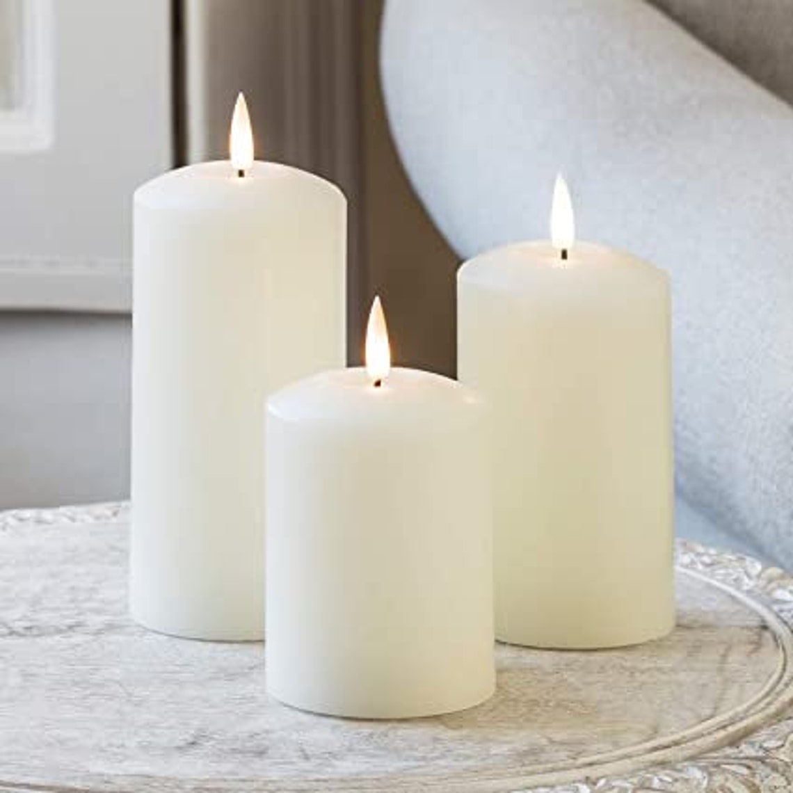 Large Church Pillar Candles 20cmx15cm 100hrs burn time Etsy