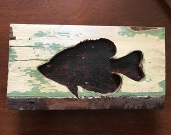 Camo decor, Crappie cutout