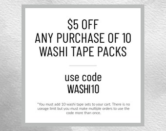 WINTER SNOWFLAKE Plaid Digital Washi Tape Stickers Washi Tape for