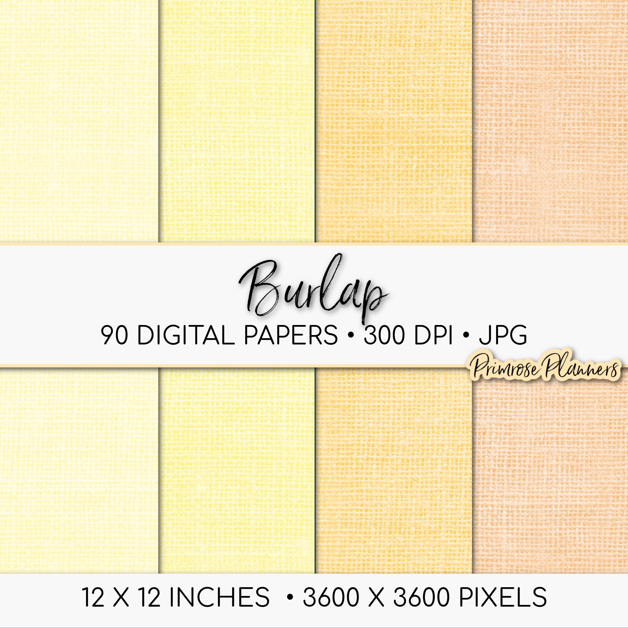 Rainbow Burlap Digital Paper Pack Digital Base Paper | Etsy