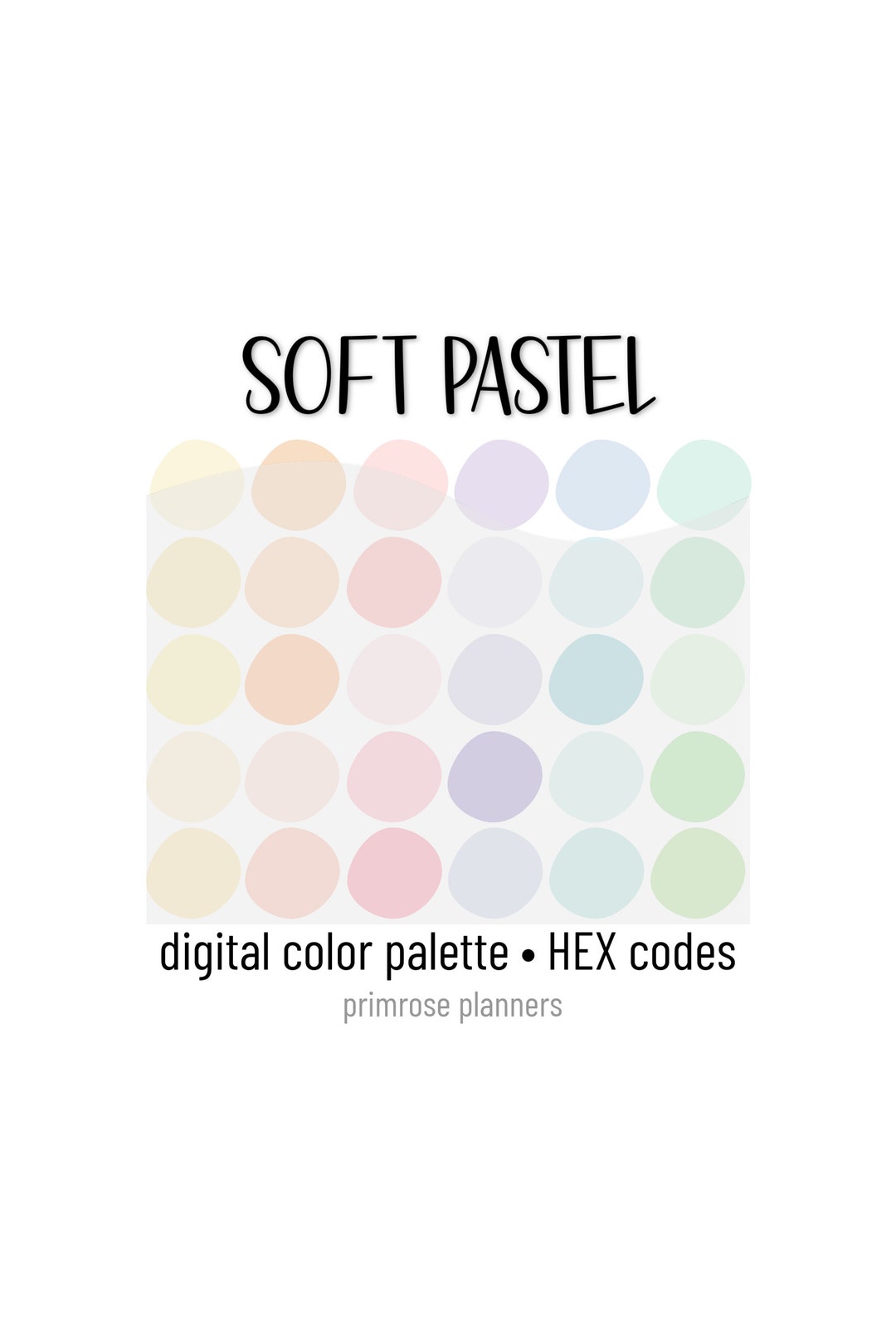 Pastel Procreate Color Palette Hex Code iPad Color 