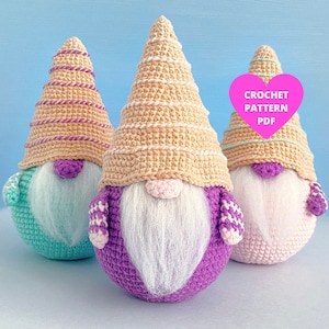 Häkelanleitung Eis Wichtel, Amigurumi spielen Essen, Candy Bar Dekor häkeln