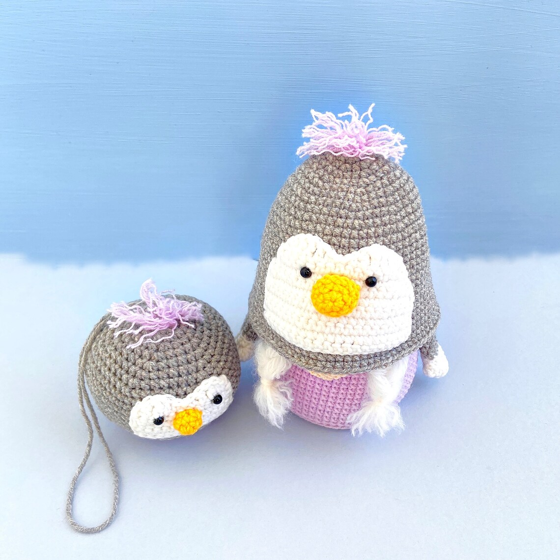 Penguin Gnome Crochet Pattern Christmas Gnome Pdf Pattern - Etsy