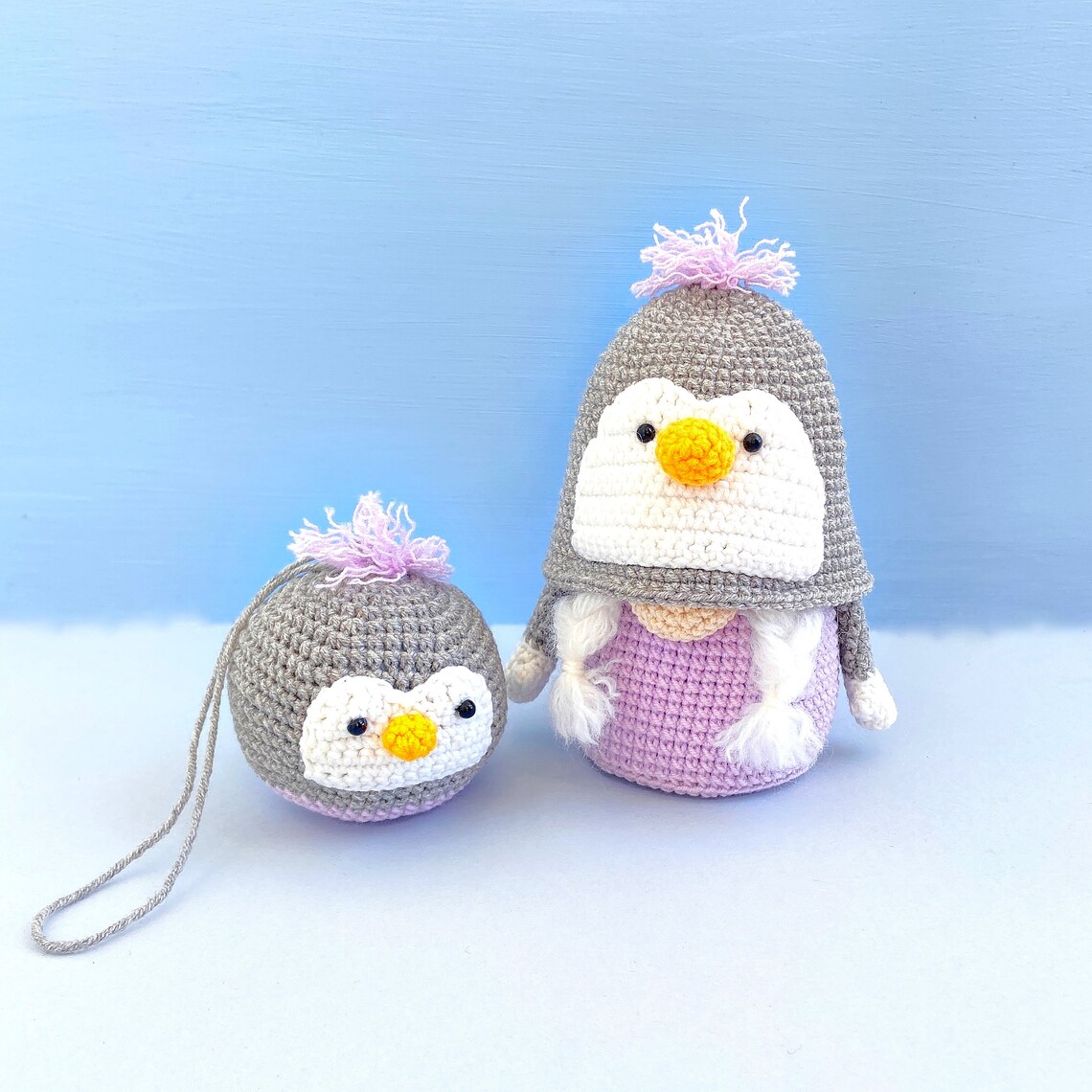 Penguin Gnome Crochet Pattern Christmas Gnome Pdf Pattern - Etsy